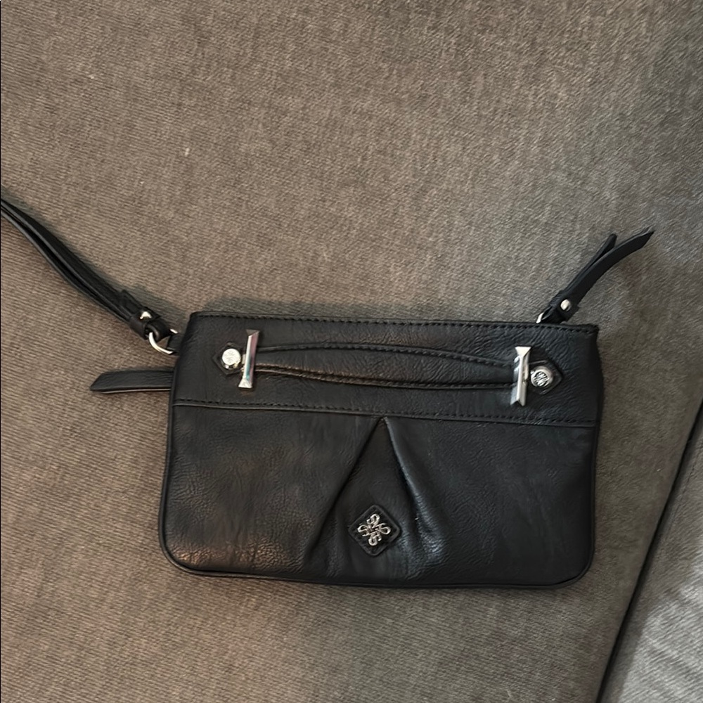 Elegant Black Leather Women's Bag